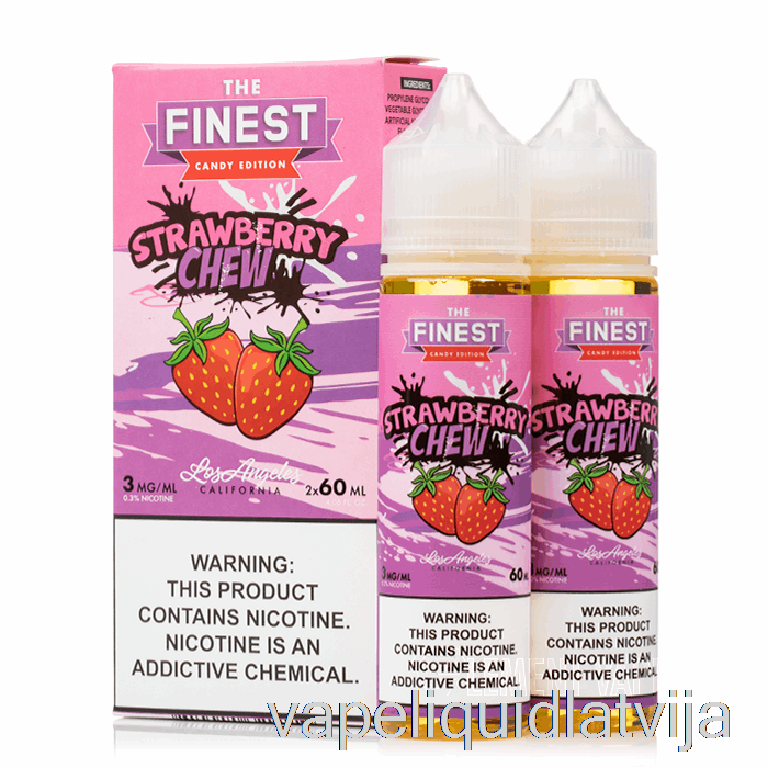 Strawberry Chew - Finest Candy Edition - 120ml 0mg Vape šķidrums